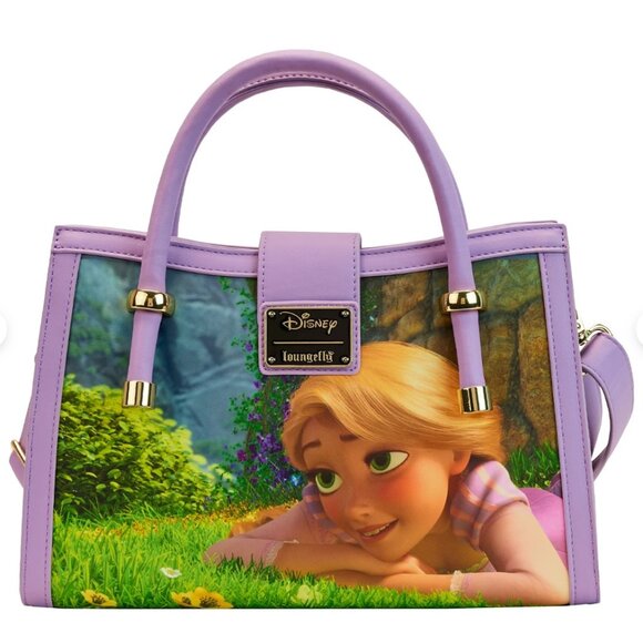 Loungefly Disney Rapunzel Princess Scene Crossbody Bag - Picture 11 of 14